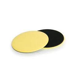Multifunctional Sliding Fitness Disk Yellow