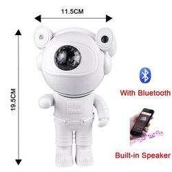 Galaxy Star Projector: Astronaut Night Light For Home Decor Bluetooth Version