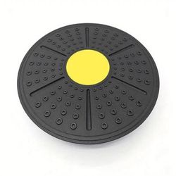 360 Waist Rotation Torsion Balance Exerciser Yoga Swing Balance Board For Abdominal Fitness And Weight Loss yellow