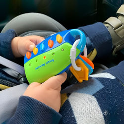 Educational Musical Baby Toy Car Remote Blue