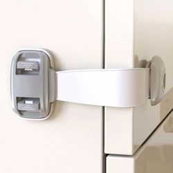 Anti Pinch Baby Safety Lock For Cabinets, Drawers, And Refrigerators 1pc