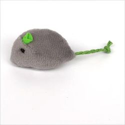 Plush Herbal Mouse Cat Toy: Interactive, Cute, And Universal Peppermint Pet Toy For Kittens Color: Gray Green