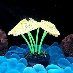 Luminous Anemone Simulation: Aquarium Plastic Plant Decor 3
