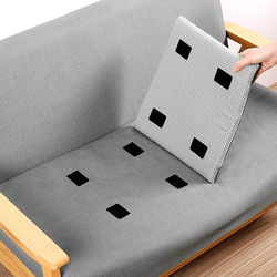 Floor Mat Carpet Sofa Retainer Black Rectangle 10pcs