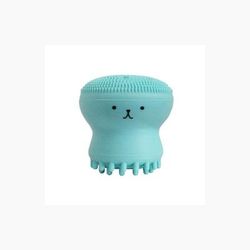 Octopus Shaped Silicone Face Cleanser Light Green