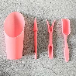 Mini Soil Spade Shovel For Succulent Plants & Home Gardening 4pcs Tool Set