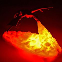 3D Fire Breathing Dragon Night Lamp 3D Fire Breathing Dragon Night Lamp