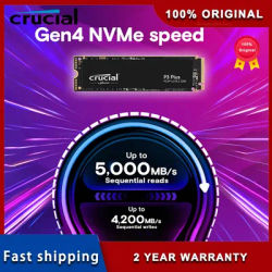 Original Crucial P3 PLUS 500GB 1TB 2TB PCIe4.0x4 NVME M.2 2280 SSD,up to 5000MB/s SOLID State Disk (OEM PACKAGE)