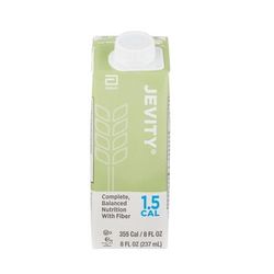 Jevity 1.5 Cal with Fiber Tube Feeding Formula Unflavored Liquid 8 oz. Reclosable Carton (1048206_CS)