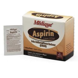 Pain Relief 325 mg Strength Aspirin Tablet 24 per Box (498707_CS)