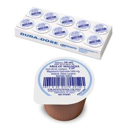 Milk of Magnesia Laxative Spearmint Flavor Oral Suspension 30 mL 400 mg / 5 mL Strength Magnesium Hydroxide (421788_CS)