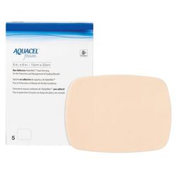 Aquacel Foam Dressing 6 X 8 Inch Without Border Waterproof Film Backing Nonadhesive Rectangle Sterile (802591_EA)