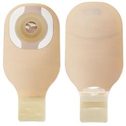 Premier Ostomy Pouch One-Piece System 12 Inch Length Convex, Pre-Cut 3/4 Inch Stoma Drainable (1031543_BX)