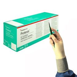 Protexis PI Classic Surgical Glove Size 8.5 Sterile Polyisoprene Standard Cuff Length Smooth Ivory Not Chemo Approved (807788_BX)