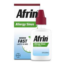 Afrin Allergy Sinus Sinus Relief 0.05% Strength Nasal Spray 15 mL (1008194_EA)