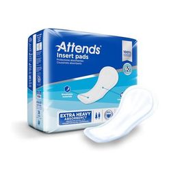 Attends Insert Pad Incontinence Liner 16-1/2 Inch Length Heavy Absorbency Polymer Core One Size Fits Most (1186543_CS)