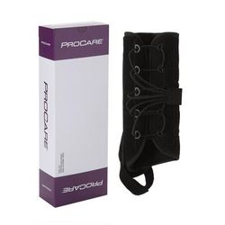 ProCare Quick-Fit W.T.O. Wrist Brace with Thumb Spica Aluminum / Foam / Nylon Left Hand Black One Size Fits Most (562683_EA)