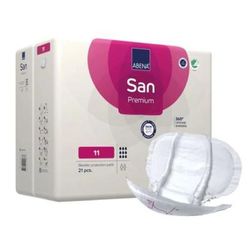 Abena San Premium Incontinence Liner 14.5 X 28.7 Inch Heavy Absorbency Fluff / Polymer Core Size 11 (1218223_CS)