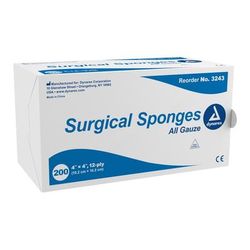 Dynarex Gauze Sponge 4 X 4 Inch 12-Ply NonSterile 200 per Pack (575162_PK)