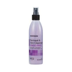 McKesson Rinse-Free Perineal Wash Liquid 8 oz. Pump Bottle Fresh Scent (877029_CS)