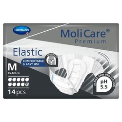 MoliCare Premium Elastic 10D Unisex Adult Incontinence Brief Medium Disposable Heavy Absorbency (1153086_CS)