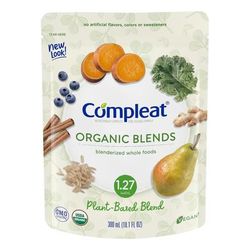 Compleat Organic Blends Oral Supplement Plant Blend Flavor Liquid 10.1 oz. Pouch (1092412_CS)