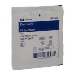 Dermacea Gauze Sponge 4 X 4 Inch 12-Ply Sterile 2 per Pack (549442_TR)