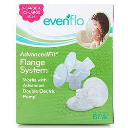 Evenflo AdvancedFit Flange System For Evenflo Advanced Double Electric Breast Pump (1041162_EA)