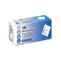 Dynarex Electrode Skin Prep Pad 70% Strength Isopropyl Alcohol Individual Packet NonSterile (478781_BX)