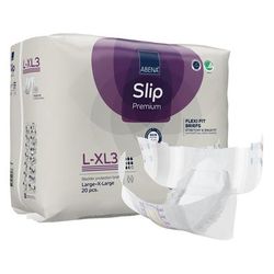 Abena Slip Flexi Fit Unisex Adult Incontinence Brief Large / X-Large Disposable Heavy Absorbency (1246195_CS)