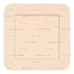 Mepilex Border Flex Lite Thin Foam Dressing 3 X 3 Inch With Border Film Backing Silicone Adhesive Square Sterile (1195996_CS)