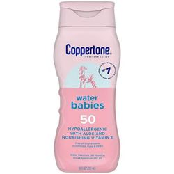 Coppertone Water Babies Sunscreen SPF 50 Lotion 8 oz. Bottle (1231877_EA)