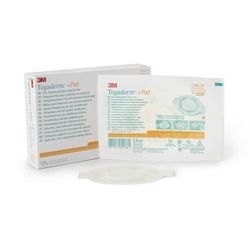 3M Tegaderm Transparent Film Dressing with Pad 3-1/2 X 4 Inch Frame Style Delivery Rectangle Sterile (318722_BX)