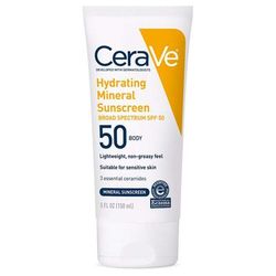 CeraVe Hydrating Mineral Sunscreen Sunscreen SPF 50 Lotion 5 oz. Tube (1253473_EA)