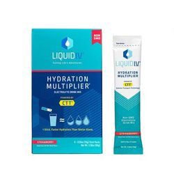 Liquid I.V. Hydration Multiplier Oral Electrolyte Solution Strawberry Flavor 0.56 oz. Electrolyte (1220424_BX)