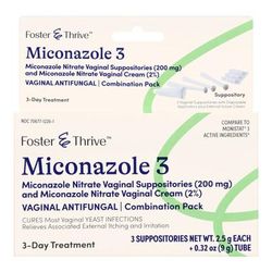 Foster & Thrive Vaginal Antifungal Kit 2% Strength / 200 mg Cream / Suppository (1244989_EA)