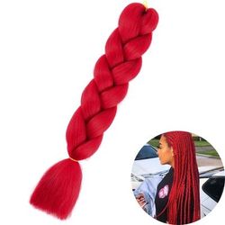 Jumbo Braid Hair Extensions, Ombre Kanekalon Synthetic Yaki Braids For Women, DIY Braiding Hair In Multiple Colors zitong a12 24inches
