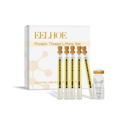 Wrinkle Treatment Protein Threads Absorbable Collagen Face Filler For Firming, Moisturizing & Fine Lines Reduction 5x15ml And 20pcs