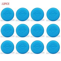 12Pcs Car Foam Sponge Wax Applicator Pads Detailing & Polishing Pad Kit For Car Waxing & Cleaning 12pcs Blue
