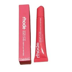 Rhode Makeup Lipstick Phone Case, Moisturizer Lip Gloss Holder, Lasting Nourishing Lines, Salty Tan, Raspberry Toast berry
