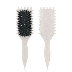 Women's Hair Comb, Hollow Shaped Curly Hair Comb With Multi Functional Scalp Massage & Anti Static Fluffy Hair Brush beige