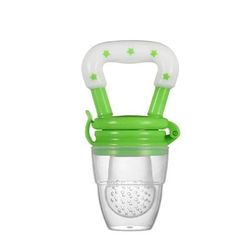 Custom Baby Food Feeder Safe & Fun Feeding Toy Green Small