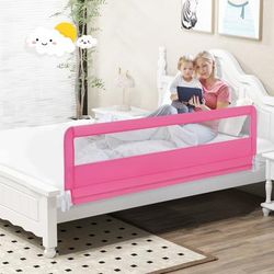 71 Inch Extra Long Swing Down Bed Guardrail With Safety Straps, Heavy Duty & Adjustable 71 Inch Extra Long Swing Down Bed Guardrail With Safety Straps, Heavy Duty & Adjustable