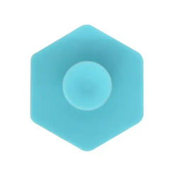Mens Silicone Face Scrub Brush Deep Clean & Exfoliating Tool light Green