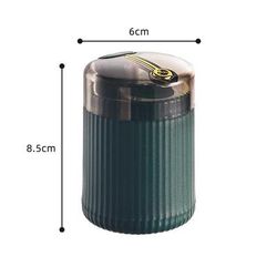 Pop up Automatic Toothpick Dispenser, Elegant ABS Design For Home, Office, And Restaurants dark Green