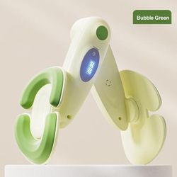 Women Postpartum Repair Trainer, LED Counted Pelvic Floor Muscle Leg Clamps For Convenient Fitness & Toning green