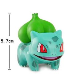 Pokemon Pikachu Anime Figures, Action Model Toys For Kids & Collectors, Bulbasaur, Squirtle, Psyduck, Jigglypuff bulbasaur