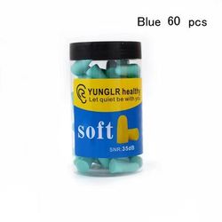 Noise Cancelling Foam Earplugs For Sleeping And Travel Soft Anti Noise Hearing Protection blue 30pcs