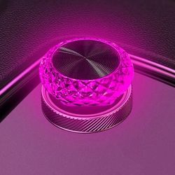 Mini USB Car Ambient Light, LED Decorative Interior Atmosphere Lamp For Auto, Laptop, Plug & Play Portable Night Light pink