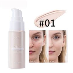 Lightweight Liquid Foundation With Full Coverage, Oil Control, Waterproof & Sweat Resistant Concealer 01